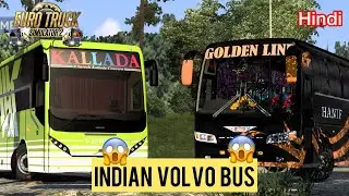 Volvo Luxury Bus Driving on World's Most Dangerous Death Road | Euro TruckSimulator 2 #ets2#hindi