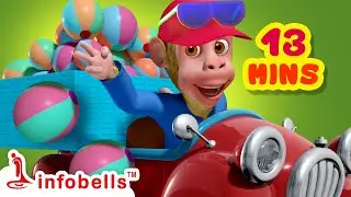Ek Bandar Ne Kholi Dukaan - Bandar mama | Hindi Rhymes for Children | Infobells 