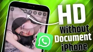Send original high quality photos on whatsapp iPhone without document |WhatsApp HD photo send iPhone