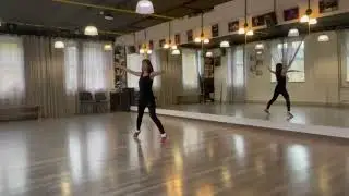 Lady Foxy Natali 🦊 Ballroom dancing practice. Slow waltz ❣️😉