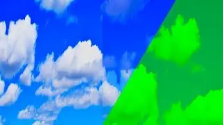 Green Screen Cloud Flying In Sky★(MultiVerse Studio)★cloud green screen video 2018