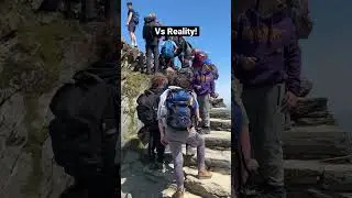 What to expect at the top of Snowdon on a sunny day in May. 