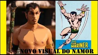 Namor do filme  Black Panther  Wakanda Forever com visual clássico dos quadrinhos