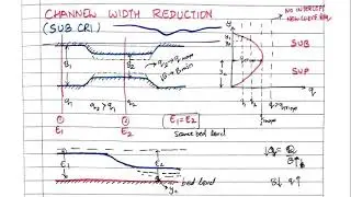 Open channel flow-20 | channel width reduction | shubham sarathe