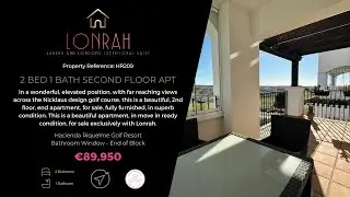 Hacienda Riquelme Golf Resort Apartment - HR209 - SOLD