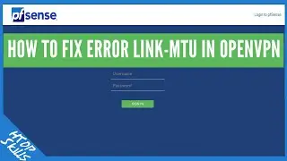 How to fix error link-mtu / openvpn link-mtu in pfsense / mtu mismatch / pfsense tutorial