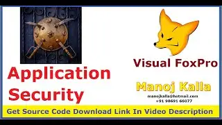 vfp application security | VFP application lock | VFP Application lock security methods