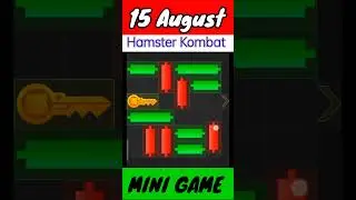 Mini Game Today 15 August HamsterKombat How to Solve Mini Game Puzzle inHamster Kombat (100%)Solve