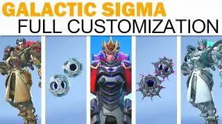 Galactic Emperor Sigma Mythic Skin - Overwatch 2 (Full Customization, All Options, Colors, More!)