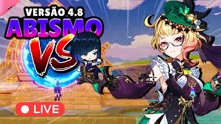 🔴 O PIOR ABISMO QUE VOCÊ VERÁ HOJE!! ✨ Abismo 4.8 - Live de Genshin Impact