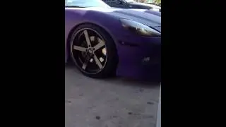 Corvette supercharged Rev with blowoff sound