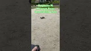 RaspberryPi Rover driving at desert Test #freenove #raspberrypi #mecanum #raspberrypi4 #dualshock4