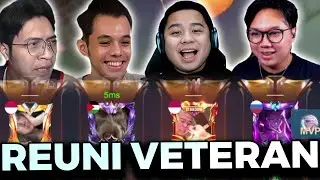 Setelah Seabad Gak Pernah Main Bareng Lagi!! Akhirnya Para Veteran Reuni Lagi!! - Mobile Legends