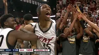THE MIAMI HEAT WIN SUMMER LEAUGE CHAMPIONSHIP FULL CEREMONY!