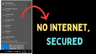 How to Fix No Internet, Secured Error on Windows 11
