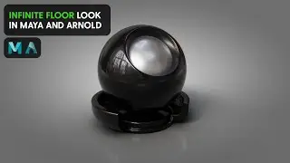 Infinite floor in Maya and Arnold