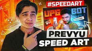 🎮UpgUz Youtube kanali uchun Prevyu tayorlash┃ SpeedART 🎴