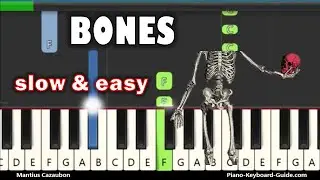 Imagine Dragons - Bones | Slow & Easy Piano Tutorial