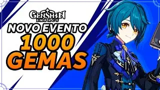 CORRE! SKIN de GRAÇA + 1000 PRIMOGENS + Boneco de GRAÇA no NOVO EVENTO do GENSHIN IMPACT