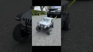 Toy car pulls REAL car