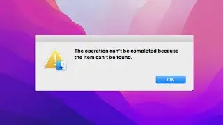 The Operation Can’t Be Completed Because The Item Is In Use On macOS
