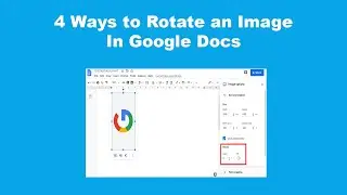 4 Ways to Rotate an Image in Google Docs