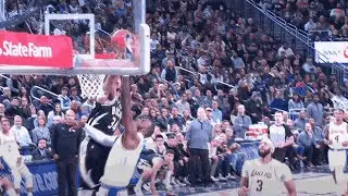 GIANNIS DESTROYS LEBRON AT THE RIM! THEN GOES BALLISTIC!