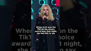 #Shorts Avril Lavigne had some choice words for a protestor #Junos
