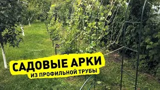 Садовые арки из профильной трубы