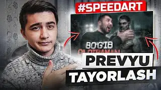 🎮Fezot Kanali uchun Letsplay Prevyu tayorlash ┃ Yangi RUBRIKA  #SpeedART 🎴