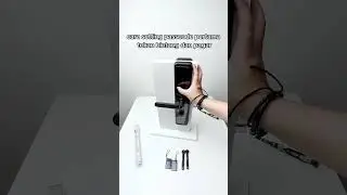 Cara pemasangan + setting password TaffHOME Smart Door Lock XR25