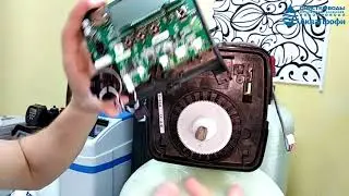 Снятие платы управления клапана Clack WS1
