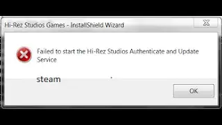 smite failed to install the hi rez studios authenticate  через steam как исправить ошибку