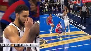 Ben Simmons misses a wide-open layup and 76ers fans troll him 😅