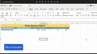 Niche Research | SEO | Search Engine Optimization | Niche Research For Affiliate Marketing