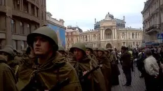 Историческая реконструкция боя за освобождение Одессы 10.04.2014