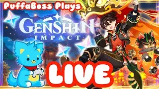 🔵Lantern Rite is Here!🔵No Summons/Saving Grind🔴Genshin Impact LiveStream🔴!shop !review