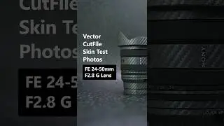 Sony FE 24-50mm F2.8 G Lens Vector Template 2024 by VecRas #vecras #sony #sonylens