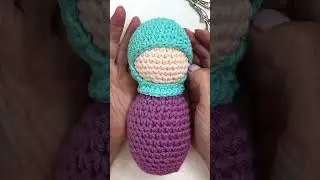 Как связать куклу матрёшку крючком