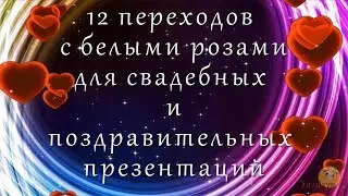 12 переходов для ProShow Producer с белыми розами