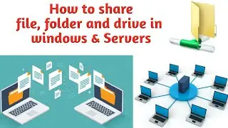 How to share files between computers || How to share Drive, Folder & Files between computers