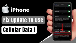 How to Fix An Update Is Required to Use Cellular Data on This iPhone | 2024