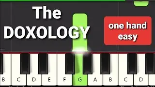 Praise God From Whom All Blessings Flow | Very Easy Piano Tutorial  | Hymn