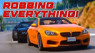 Robbing EVERYTHING in GTA 5 RP