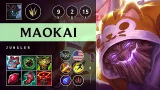 Maokai Jungle vs Nidalee: Killing spree - NA Challenger Patch 14.17