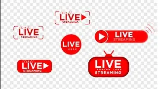 you tube live streaming logo bug animation overlay green screen video