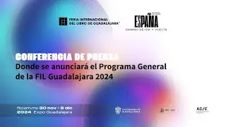 #EnVivo 🔴 | Anuncio del programa general de la FIL Guadalajara 2024