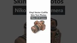 Nikon Z6 III Camera Vector Template 2024 by VecRas #vecras #nikonz6 #nikoncamera