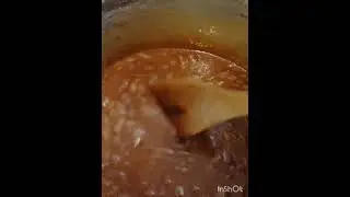 Рецепт домашних ирисок с какао и арахисом.