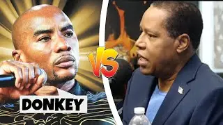 Charlamagne ANGRY at Larry Elder's Epic Takedown | Names Larry  Donkey of The Day.